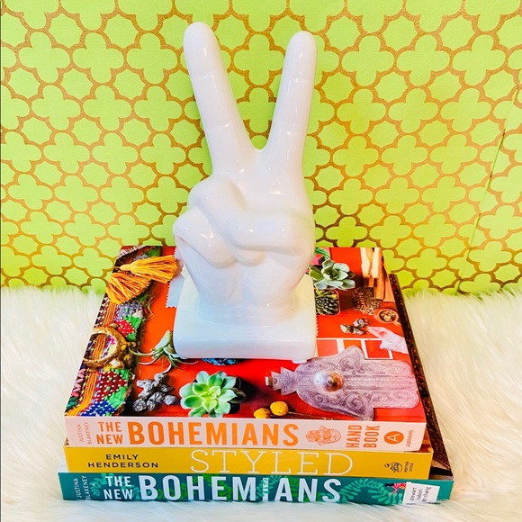 Other - ✌️PEACE Sign Ceramic Decor Tchotchkes✌️
